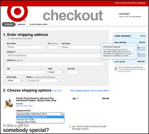 Target Shipping Options